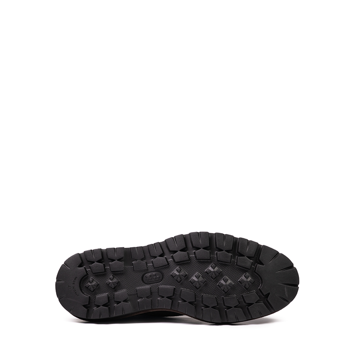 Giampieronicola Dark Brown Textured Suede Lace-ups