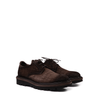 Giampieronicola Dark Brown Textured Suede Lace-ups