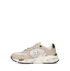 Premiata Mase Beige Suede and Textile Sneakers