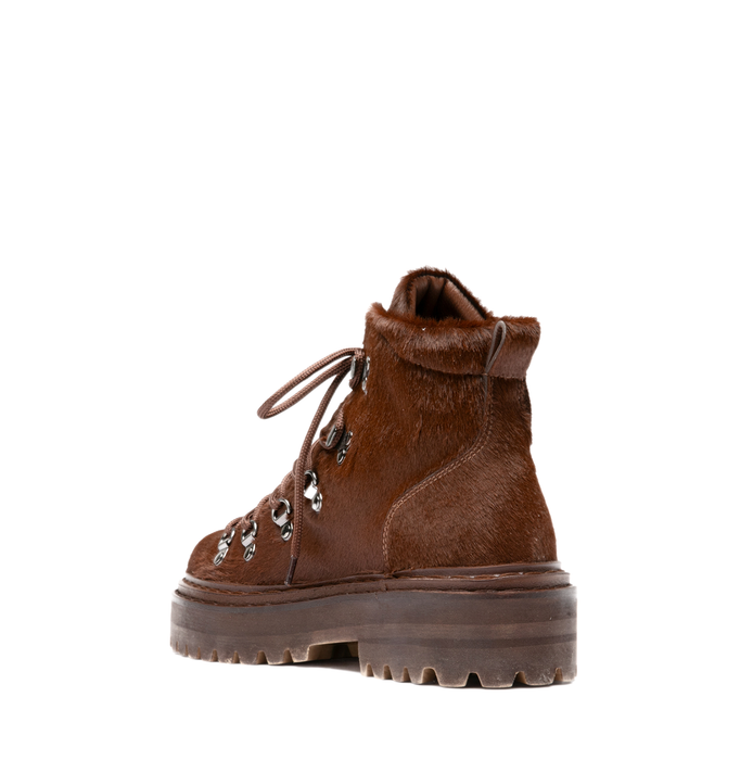 Officine Creative Brown Leather Ankle Boots