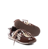 Puraai Panther Cow Print Micro Suede and Textile Sneakers - DOLITA