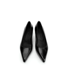 Poeve Effy Black Leather Heels
