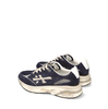 Premiata Moerun Navy Suede and Textile Sneakers