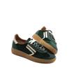 Puraai XS Green Microsuede and Velvet Sneakers - DOLITA