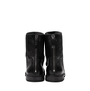 Moma Black Leather Ankle Boots