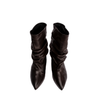 Poeve Chase Dark Brown Leather Ankle Boots