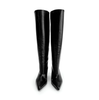 Poeve Dima Black Leather Tall Boots