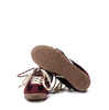 Puraai Panther Red Micro Suede and Velvet Sneakers - DOLITA