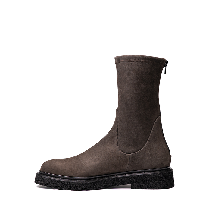 Guglielmo Rotta Krisalyn Grey Suede Ankle Boots