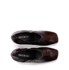 Guglielmo Rotta Mae Chestnut Brown Leather Heels