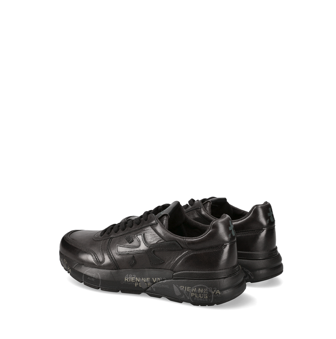 Premiata Mick Black Leather Sneakers - DOLITA