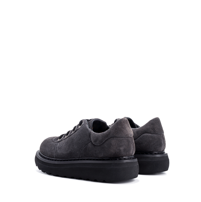Premiata Dark Grey Suede Lace-ups