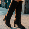 Lorena Paggi Dark Brown Suede Tall Boots