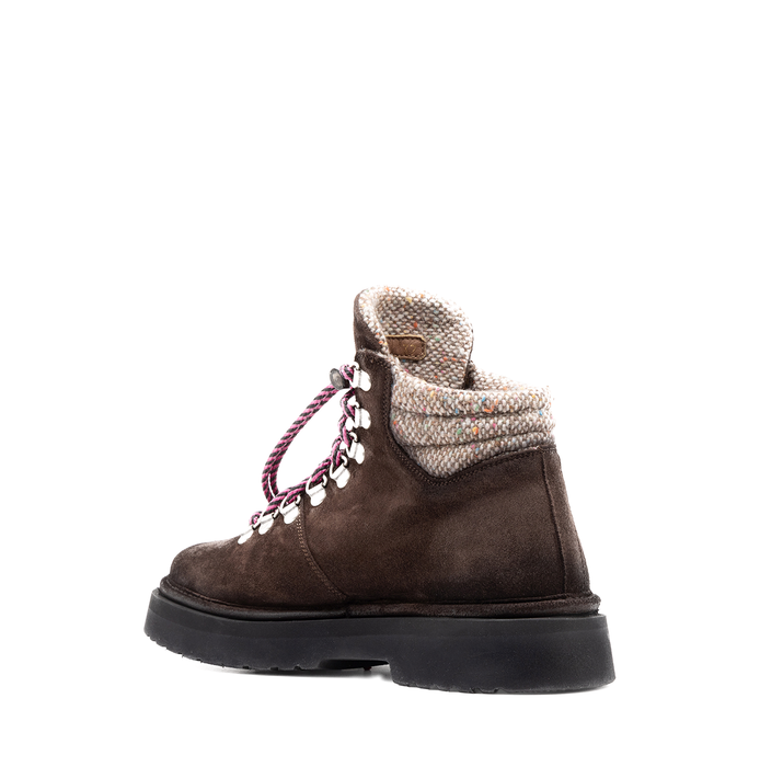 Alexander Hotto Dark Brown Suede Ankle Boots
