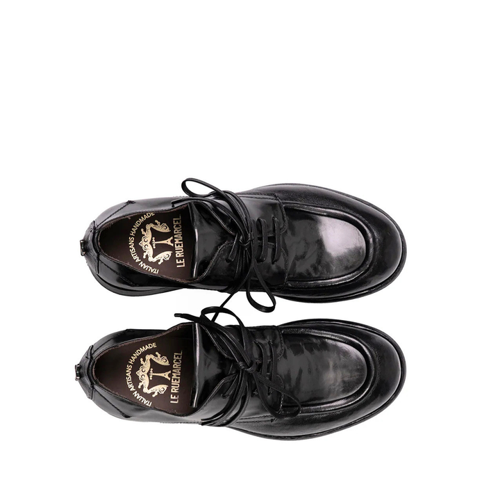 Le Ruemarcel SEKY D Black Leather Lace-ups - DOLITA