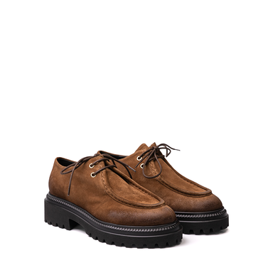Halmanera Rue Brown Suede Lace-ups