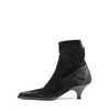 Elena Iachi Black Suede Ankle Boots
