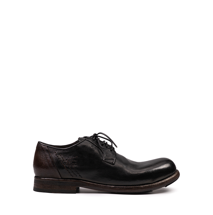 Le Ruemarcel PASTOR U Black and Brown Leather Lace-ups