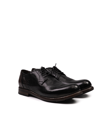 Le Ruemarcel PASTOR U Black and Brown Leather Lace-ups