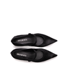 Guglielmo Rotta Hills Black Leather Flats