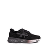 Premiata Mick Black Suede Sneakers