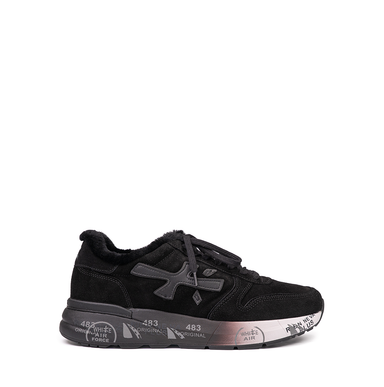 Premiata Mick Black Suede Sneakers