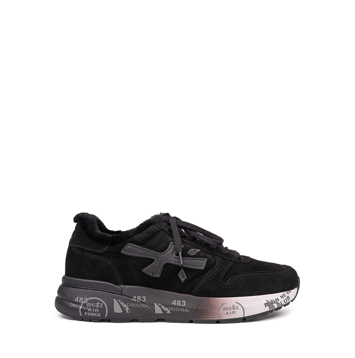 Premiata Mick Black Suede Sneakers