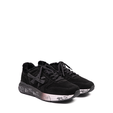 Premiata Mick Black Suede Sneakers