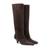 Elena Iachi Dark Brown Suede Tall Boots