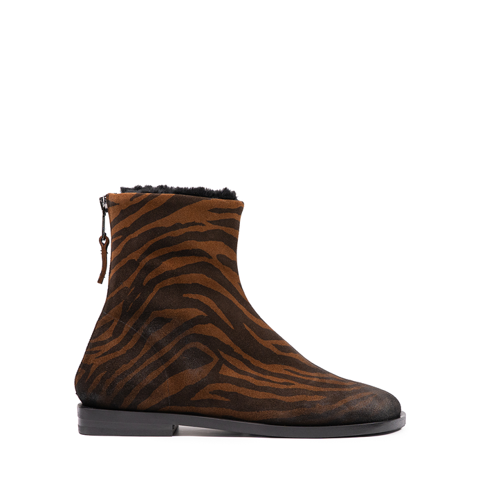 Elena Iachi Brown Suede Ankle Boots