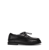 Elena Iachi Black Leather Lace-ups
