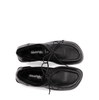 Elena Iachi Black Leather Lace-ups