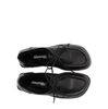 Elena Iachi Black Leather Lace-ups - DOLITA