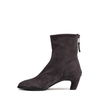 Elena Iachi Grey Suede Ankle Boots