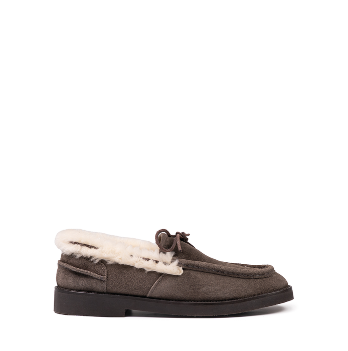 Sturlini Dark Brown Suede Loafers - DOLITA