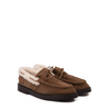 Sturlini Camel Brown Suede Loafers - DOLITA