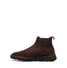 Giampieronicola Dark Brown Textured Leather Ankle Boots
