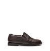 Elena Iachi Dark Brown Leather Loafers
