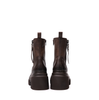 Elena Iachi Dark Brown Leather Ankle Boots