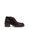 Elena Iachi Dark Brown Suede Ankle Boots