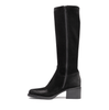 Elena Iachi Black Suede Tall Boots