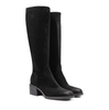 Elena Iachi Black Suede Tall Boots