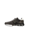 Premiata Lander Dark Grey Textile and Suede Sneakers