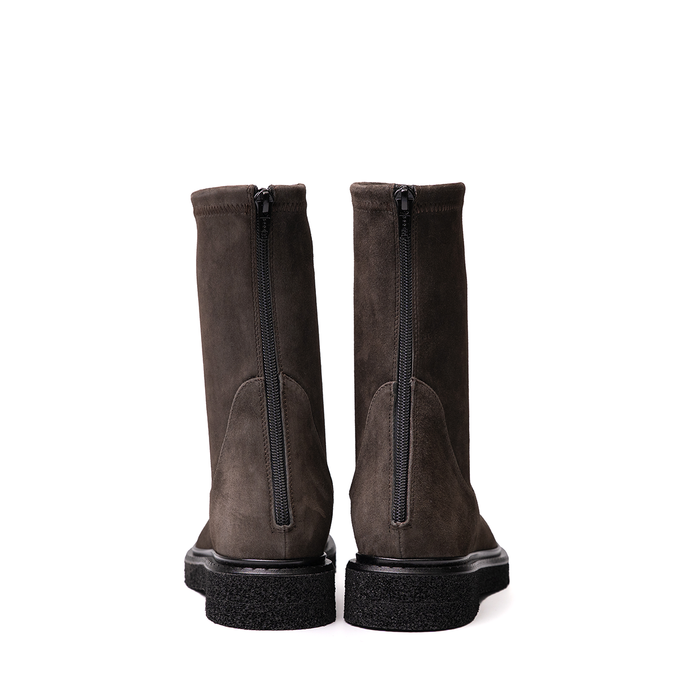 Guglielmo Rotta Krisalyn Grey Suede Ankle Boots