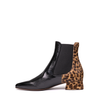 Chie Mihara Helix Black Leather Ankle Boots