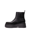 Premiata M7404 Black Leather Ankle Boots