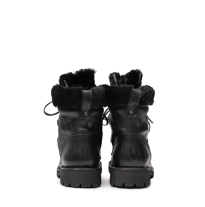 Fiorentini+Baker Memod-Ku Black Leather Ankle Boots