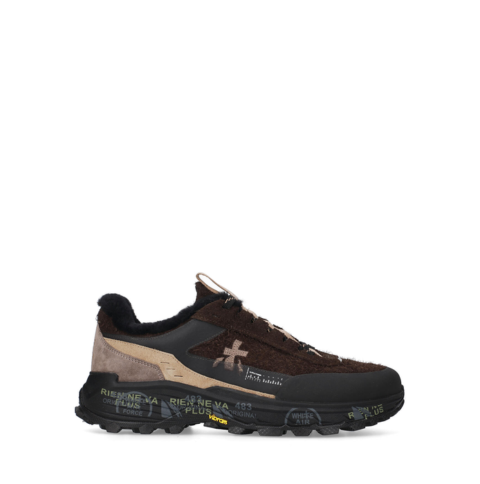 Premiata Devin Brown Suede Sneakers