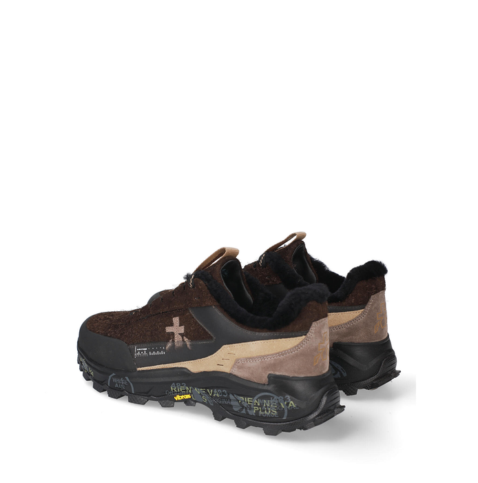 Premiata Devin Brown Suede Sneakers