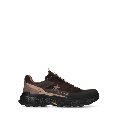 Premiata Devin Brown Suede Sneakers